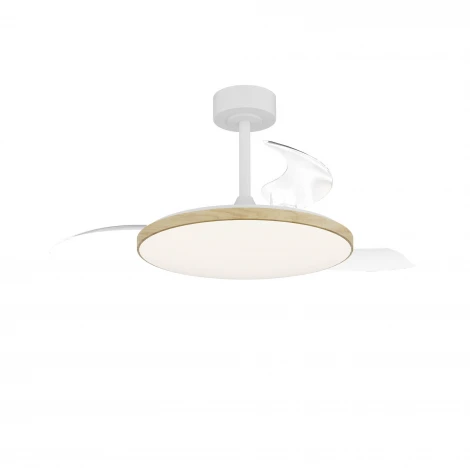 Потолочная светодиодная люстра с вентилятором и пультом Mantra Slim Fan 9007