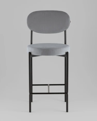 Стул Бриф Original N полубарный велюр серый 2 шт. Stool Group УТ000043031