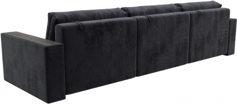 Диван прямой с декором Лига-049 НПБ Лонг Лига Диванов (Велюр) арт.128441