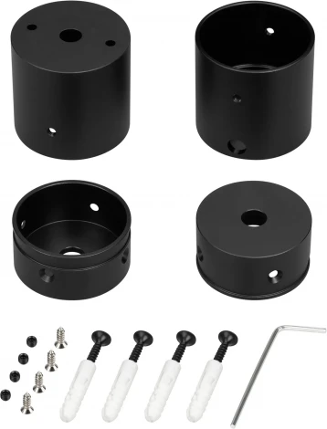 Крепление MonLIGHT-VT-CEILING-DL-D40-BLACK (Arlight, Алюминий) 047343