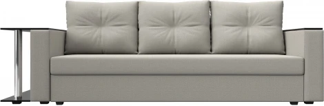 Диван прямой Атланта Лайт со столом слева Лига Диванов (Рогожка) арт.126159L