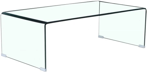Стол журнальный ESF F-006K прозрачный/Стекло