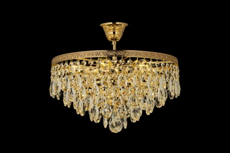 Потолочная люстра буше Arti Lampadari Castellana E 1.3.38.601 G (220V, хрусталь)