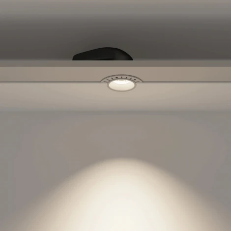 Встраиваемый точечный светильник под гипсокартон MS-RIALTO-TRIMLESS-R40-9W Day4000 (WH, 36deg, 230V) (Arlight, IP20 Металл) 047772 (LED)