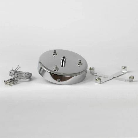 Подвесная люстра Lussole LSP-8894 (220V, хрусталь, на тросе, круглые)