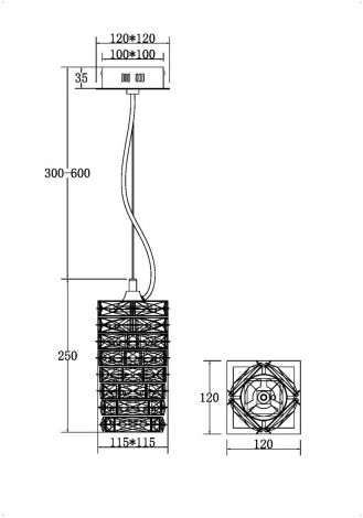 Подвесной светильник Maytoni Coil MOD124PL-L3CH3K (LED, 220V, на тросе)