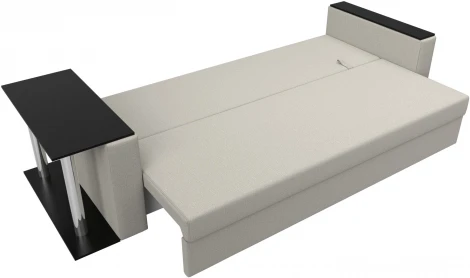 Диван прямой Атланта Лайт со столом слева Лига Диванов (Рогожка) арт.126159L