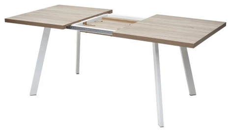 Обеденный стол M-City BRICK M 140 Дуб Трюфель/ Белый