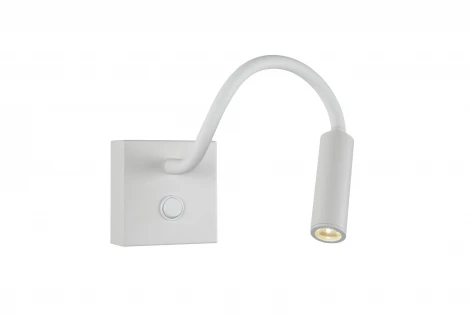 Бра на гибкой ножке для чтения iLedex Telescope 6411 WH (220V, выключатель)