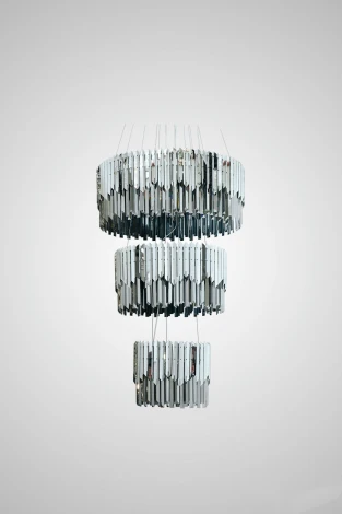 Подвесная люстра AM Group ROBERTO CAVALLI ROBERTO CAVALLI L800+600+400 CH (220V, на тросе)