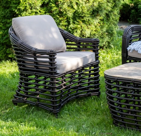 "Ницца" лаунж-зона из искусственного ротанга, цвет бронзовый 4SIS арт.УТ-00007660