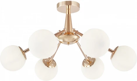 Потолочная люстра на штанге Arte Milano Napoli-8654 338654/6 FGD (220V, шар)