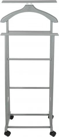 Вешалка костюмная на колесах В 22Н серый от фабрики Mebelik