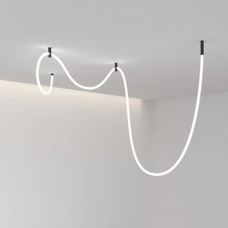 Гибкий неон Elektrostandard 336Led 12W IP20 4200K Full light круглый дневной белый, 5 м (24V 12W 336Led 2835 IP20) без крепежа