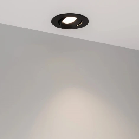 Встраиваемый точечный светильник MS-ATOLL-BUILT-TURN-R94-10W Day4000 (BK, 60 deg, 230V) (Arlight, IP54 Металл) 044620 (LED)