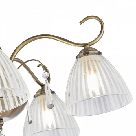 Подвесная люстра Arte Milano Amalfi-8656 338656/5 AB (220V, подвески, на цепи)