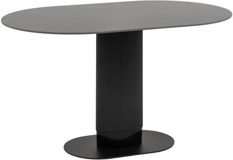 Стол обеденный Stool Group Mystery 130х80 см чёрный керамика арт.УТ000040810