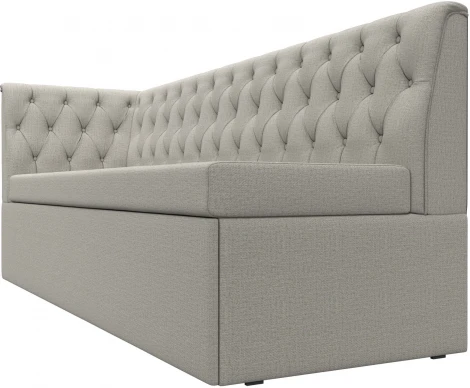 Диван кухонный Маркиз с углом слева (Бежевый/Рогожка) Лига Диванов арт.122440L