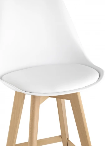 Стул барный FRANKFURT белый 4 шт Stool Group арт.УТ000038332