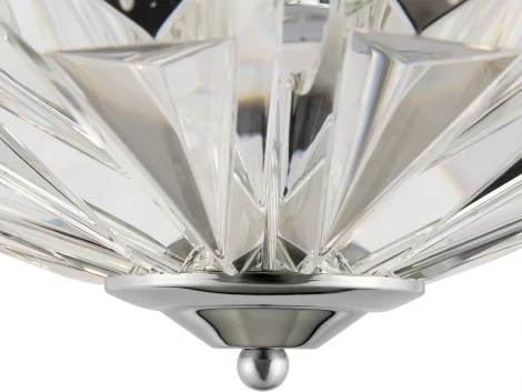 Потолочная люстра буше Maytoni Facet MOD094CL-04CH (220V, хрусталь, круглые)