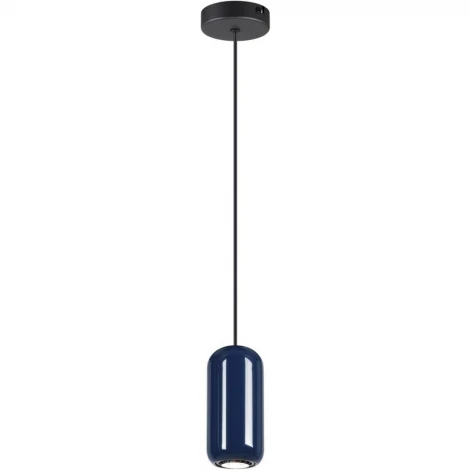 Подвесной светильник Odeon Light Ovali 5053/1E PENDANT черный/синий/металл GU10 LED 4W (220V, на проводе)