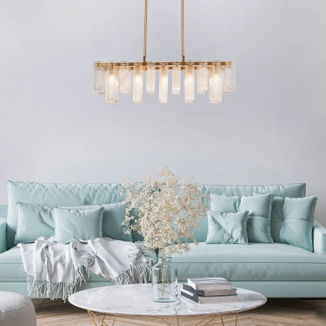 Подвесная люстра на штанге Indigo BRINA V000367 (220V)