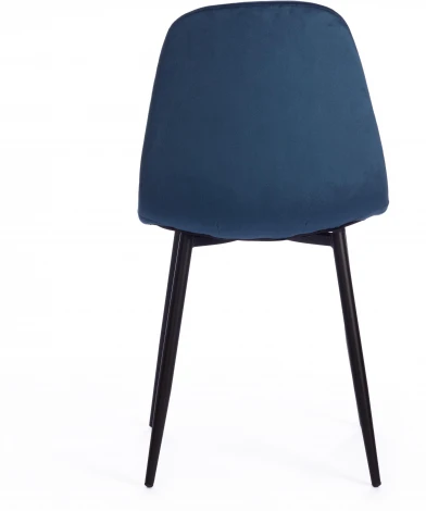 Стул BREEZE (mod. 4724) / 2 шт. в упаковке Tetchair (Вельвет,Металл/Синий) арт.24463