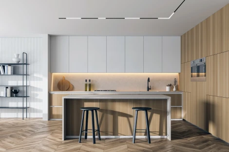 Трековый светильник Denkirs Smart DK8004-BK (LED, 220V, пульт управления)