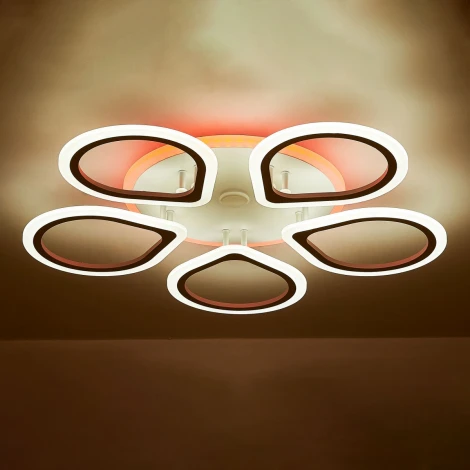 Потолочная люстра RGB Citilux Транай Смарт CL235A150E (LED, 220V, умный дом - Алиса, Маруся, Сири, цветы)