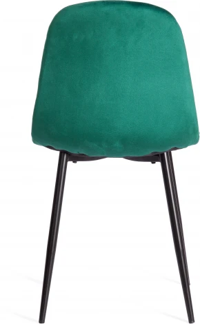 Обеденный стул Tetchair BREEZE (Вельвет,Металл/Зеленый,Черный)