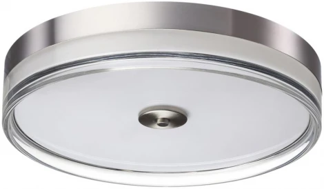 Светильник настенно-потолочный Sonex металл/акрил/никель/прозрачный Sonex Mitra 7727/76L LED 76Вт ETERNA (220V, круглые)