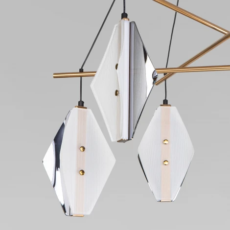 Подвесной светильник Eurosvet Glare 301054 LED латунь