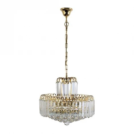 Подвесная люстра Arti Lampadari Ovada E 1.5.40.100 G (220V, хрусталь, на цепи)