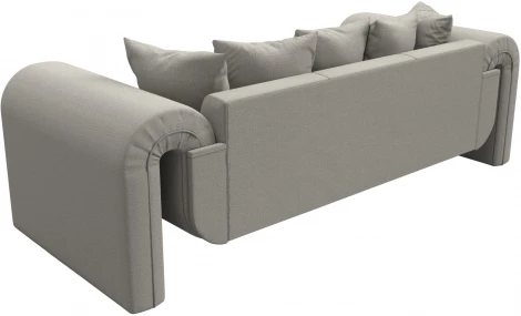 Диван прямой Волна (Бежевый/Рогожка) Лига Диванов арт.124397