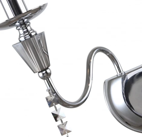 Бра настенное Grace 1053/09/02W (220V, хрусталь, подвески, подсвечник, свеча)