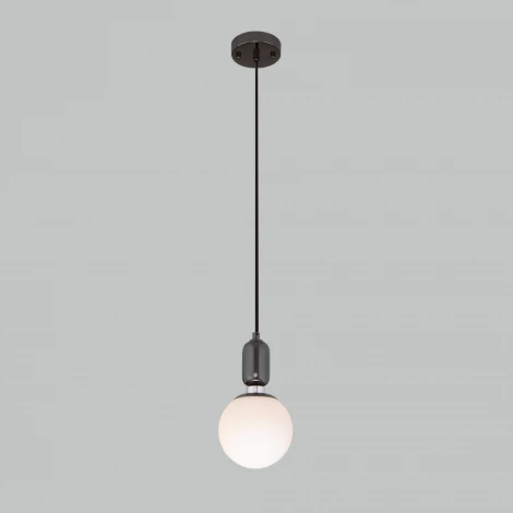 Подвесной светильник Eurosvet Bubble 50151/1 черный жемчуг (220V, на проводе, шар)