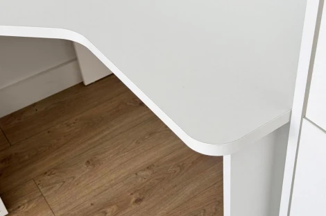 Лайт-2 Стол компьютерный 1200 угловой Mebelson (ЛДСП/Белый) арт.SKL2.2N02.1477