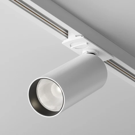 Трековый светильник Focus Led Unity 4000K 12Вт 50° (однофазный) Maytoni Technical TR021-1-12W4K-W-W (220V, круглые)