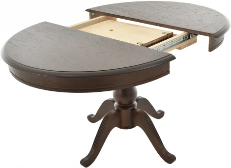 Стол Фабрицио D100, Орех темный, Аврора