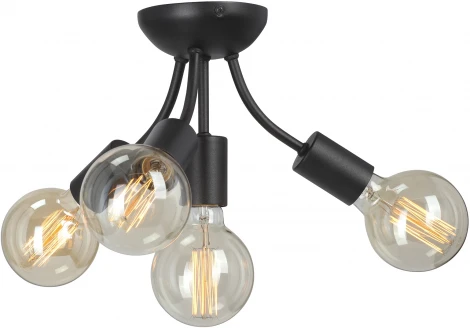 Потолочная люстра Vitaluce V3927-1/4PL, 4xE27 макс. 40Вт