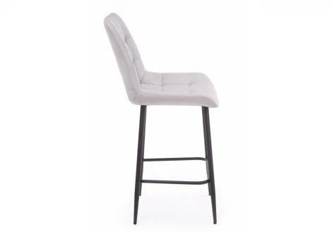 Барный стул Челси 360 светло-серый (zd 960) / черный np 632545