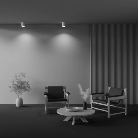 Потолочный светильник Maytoni Conik gyps C001CW-01W-1 (220V, круглые)