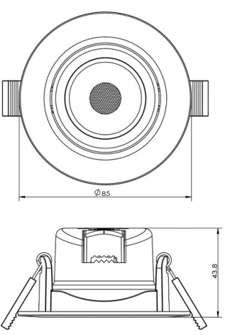 Точечный встраиваемый светильник Deko-Light SMD 565337 (LED, 220V, круглые)