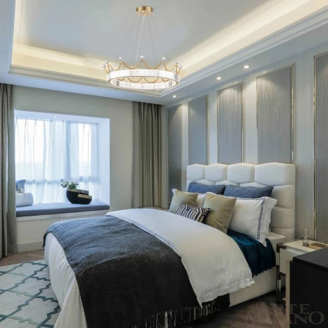 Подвесной светильник Arte Milano Venezia 310322/D800 GD (регулировка яркости, LED, 220V, хрусталь, пульт управления, на тросе, круглые)