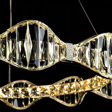 Подвесная люстра светодиодная хрустальная Modelux MODELUX ML.785.800 CP