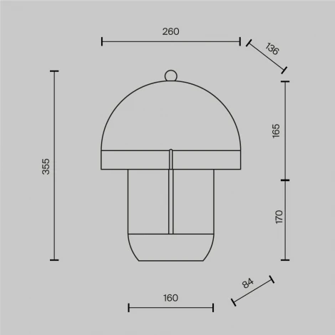 Настольная лампа Maytoni Hope MOD479TL-L14W3K