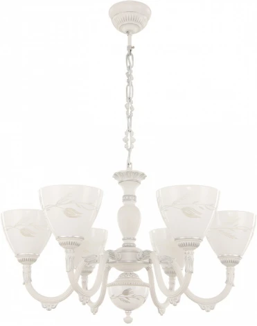 Подвесная люстра Arte Milano AM343837 347837/6 WT+SL (220V, на цепи)