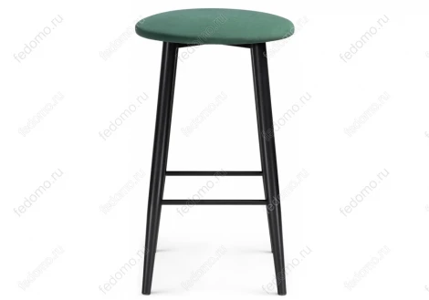 Полубарный стул Woodville Гангток катания изумруд / черный матовый 469982