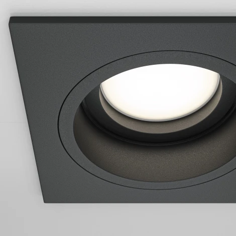 Встраиваемый светильник Atom GU10 1x50Вт Maytoni Technical DL026-2-01B (220V)