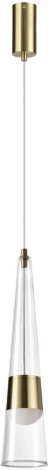 Подвесной светильник Odeon Light Lump 5043/12L глянц.золото/прозрачный/металл/стекло LED 12W 3000K 1334Лм (220V, на проводе)